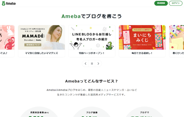 １位：Amebaブログ