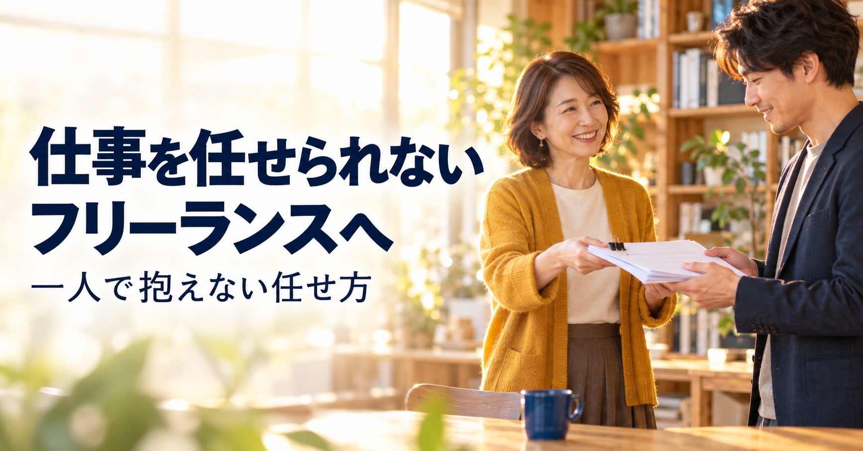仕事を任せられない フリーランスへ 一人で抱えない任せ方